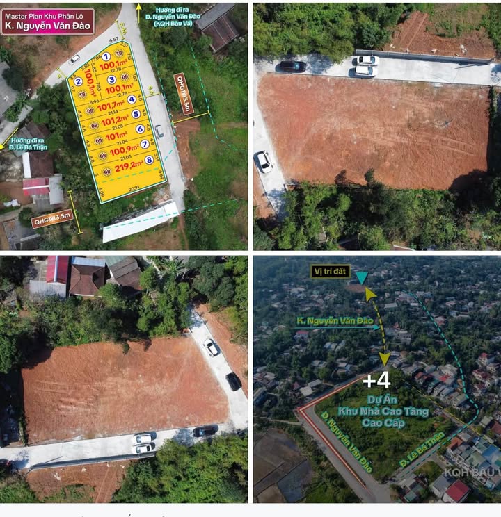 Đất nền Bàu Vá - Nguyễn Văn Đào 100m² giá 1.6 tỷ - Cơ hội đầu tư tuyệt vời!