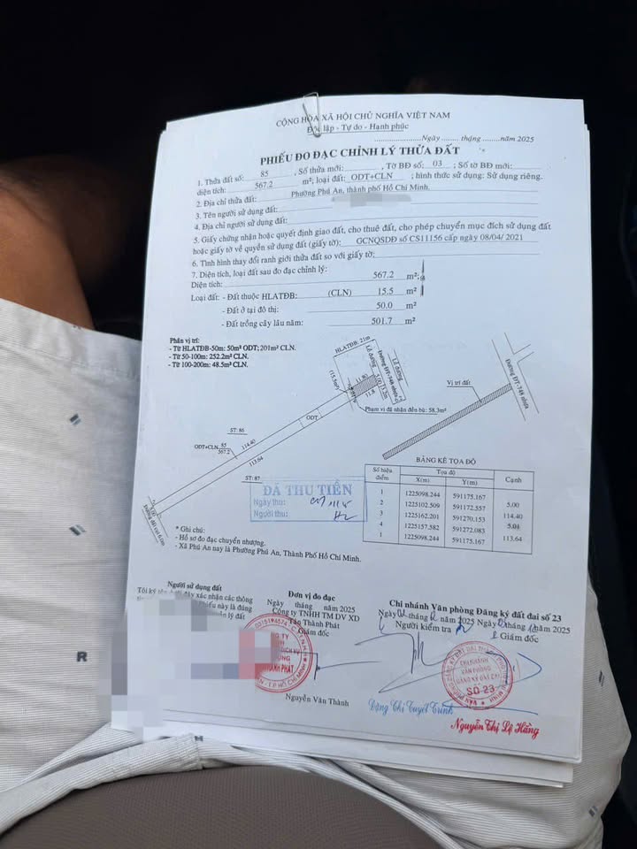 Đất thổ cư tại Phú An, Bến Cát, Bình Dương 570m² - Sổ đỏ chính chủ, giá thỏa thuận!