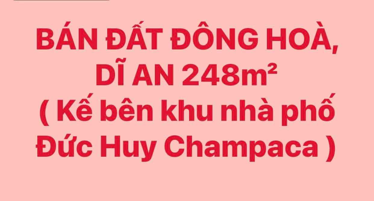 Đất thổ cư 200m² tại Đông Hòa, Dĩ An - Giá 13.8 tỷ, Sổ hồng chính chủ!