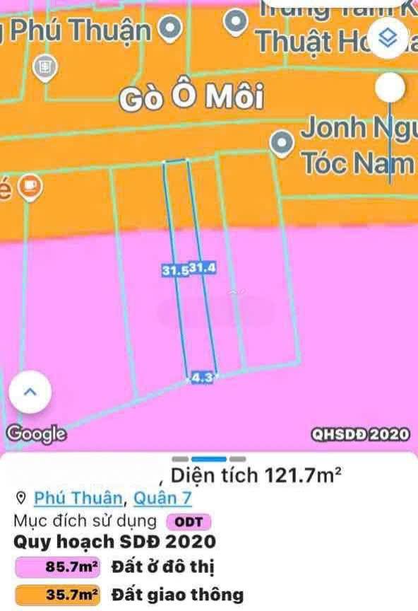 FrontHouse Gò Ô Môi Quận 7 121m² giá 10,2 tỷ - Mặt tiền kinh doanh sầm uất!