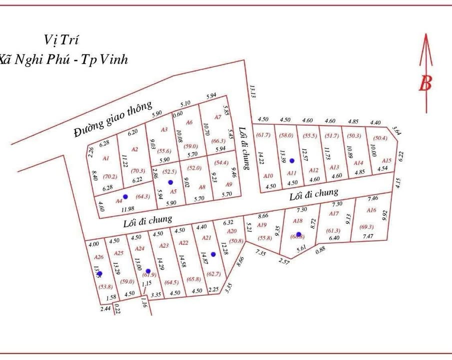 Đất nền Xóm 3, Nghi Phú 53m² giá chỉ 1.15 tỷ - Đầu tư sinh lời ngay!