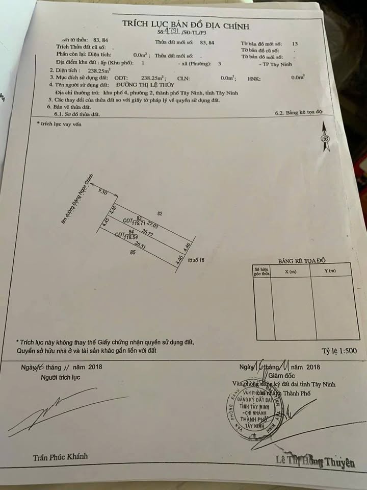 FrontHouse mặt tiền đường Đặng Ngọc Trinh 1170m² giá 3.5 tỷ - Đầu tư sinh lời ngay!