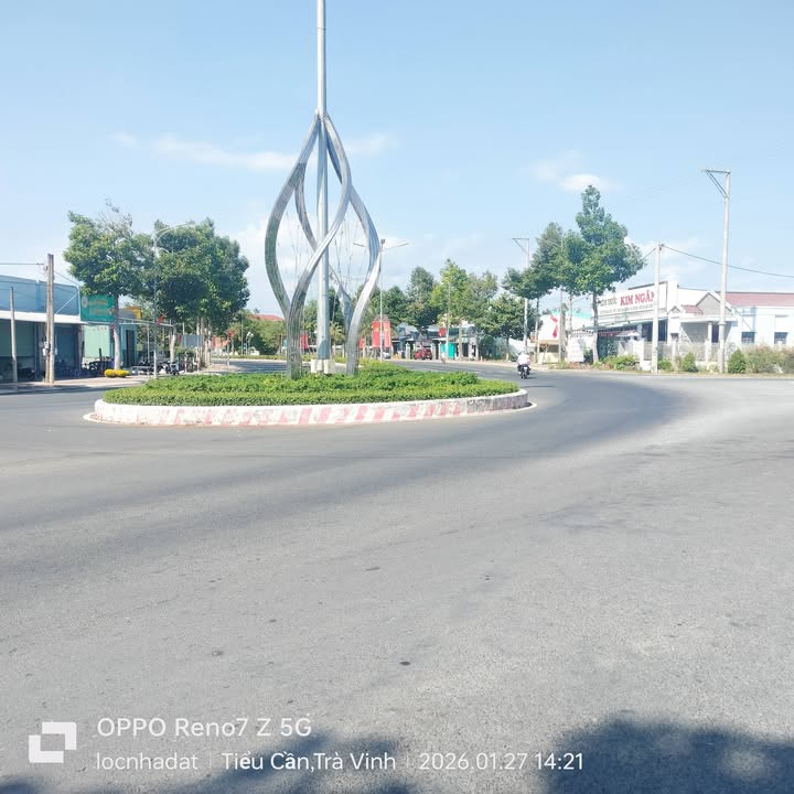 Đất nền mặt tiền QL60 Tiểu Cần 80m² - Vị trí đẹp, kinh doanh thuận lợi!