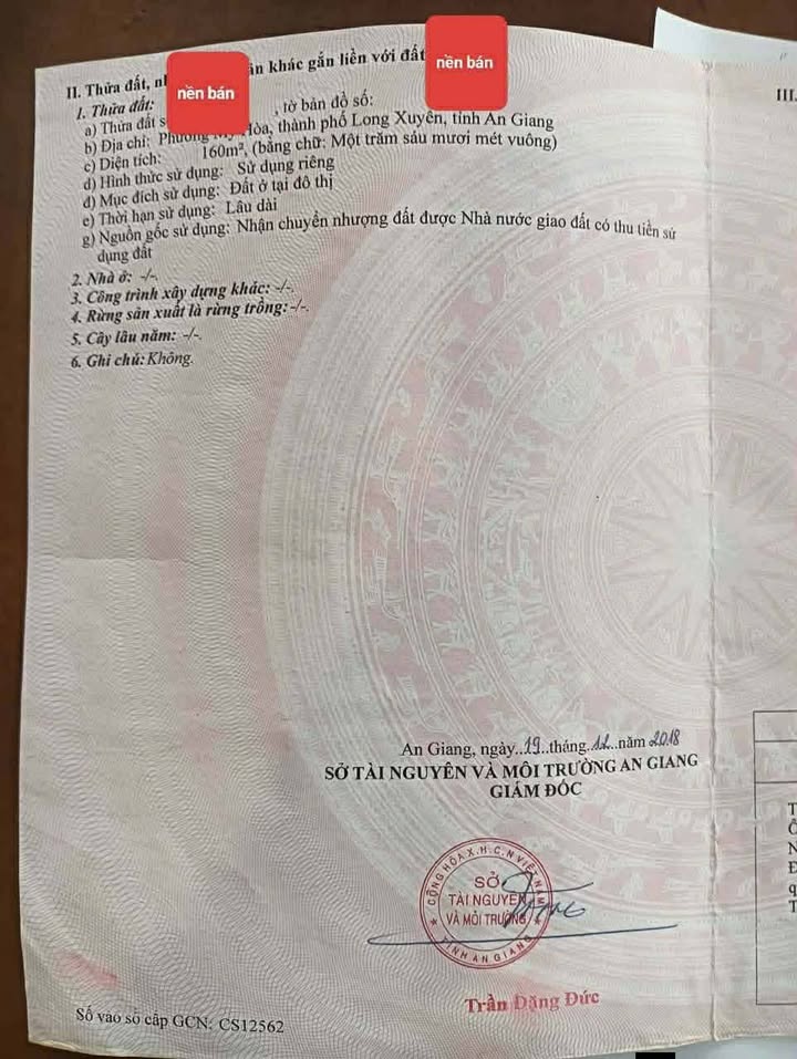 Đất nền phường Mỹ Hòa cũ, 160m² giá 1.68 tỷ - Cơ hội đầu tư hấp dẫn!