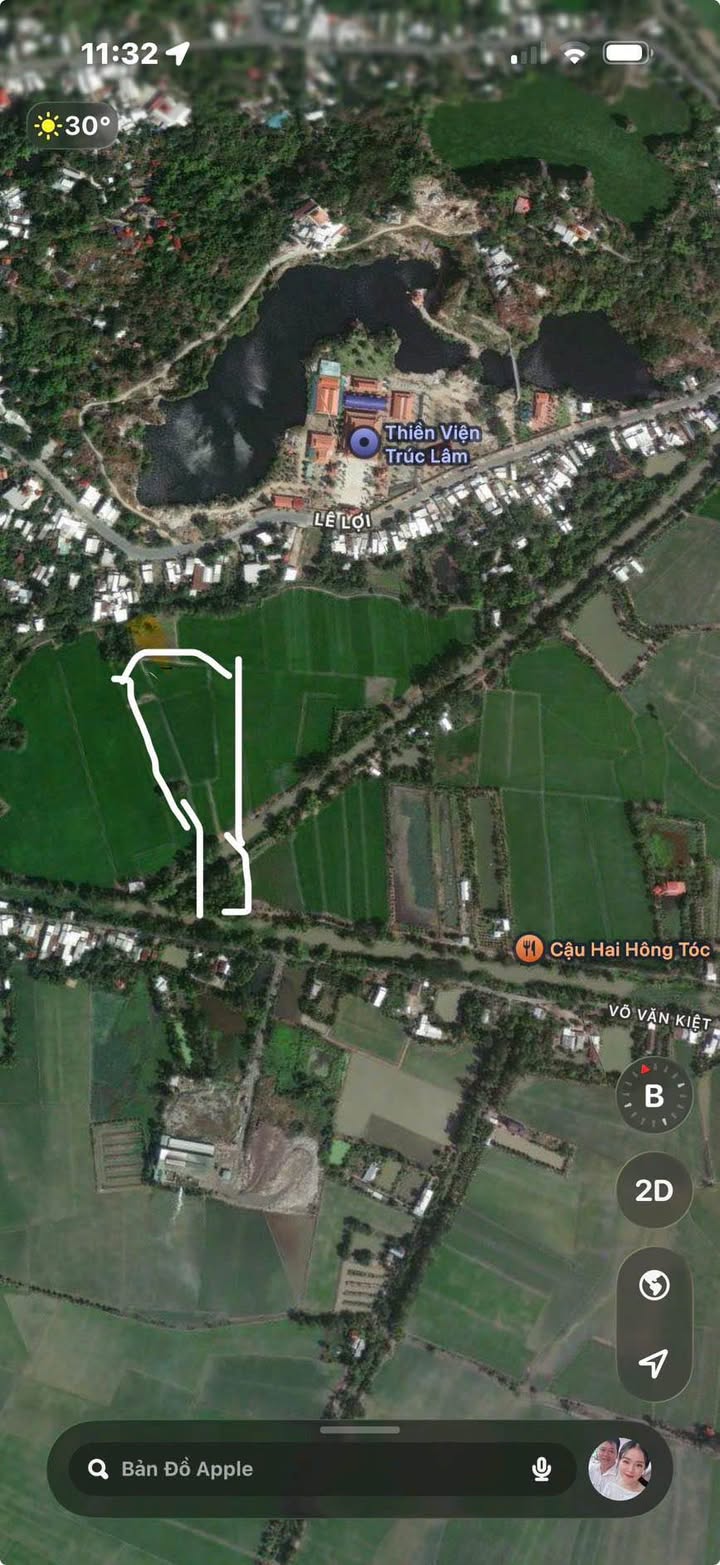 Đất nền 15.000m² tại Thị trấn Núi Sập, An Giang - Giá chỉ 4.5 tỷ - Đối diện Thiền viện Trúc Lâm!