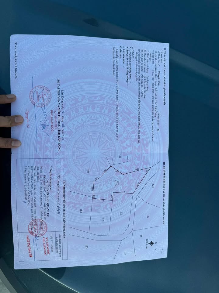 Đất nền xã Xuân Thọ, Đà Lạt 815m² giá 5 tỷ - Đường ô tô tận nơi