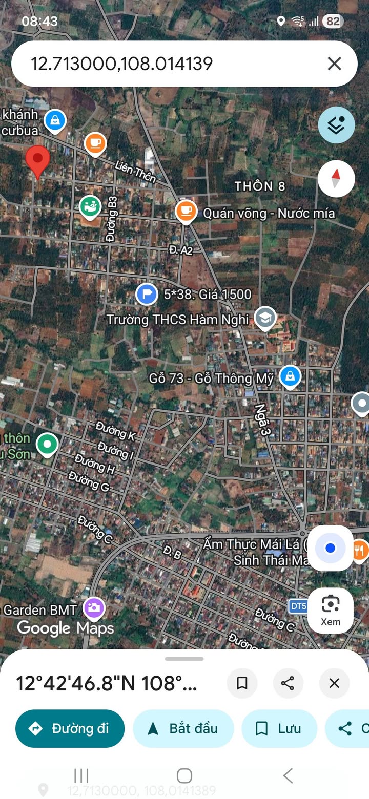 Đất nền Cư Êbur 300m² giá 1.65 tỷ - Lô chân dài siêu đẹp mặt tiền đường A4!