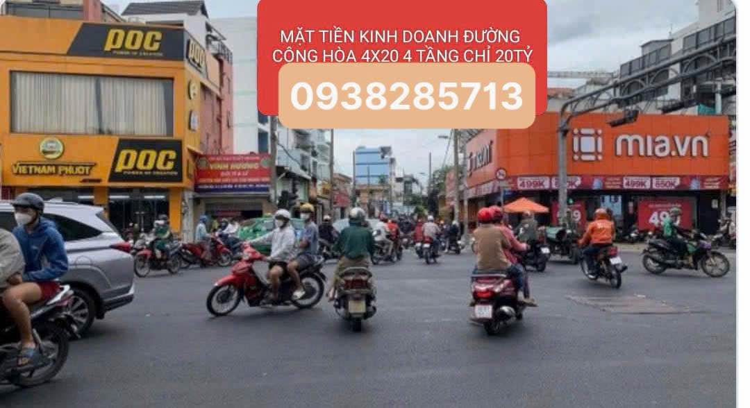 FrontHouse đường Cộng Hòa Tân Bình 80m² giá 27.5 tỷ - Kinh doanh đỉnh cao!