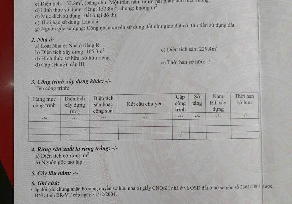 Nhà riêng Phường 4, Vũng Tàu 152m² giá 9 tỷ - Hẻm ô tô 7 chỗ
