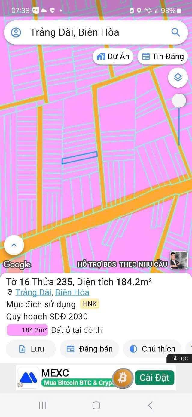 Đất nền 180m² tại Trảng Dài, Biên Hòa chỉ 1 tỷ - Sổ đỏ chính chủ!