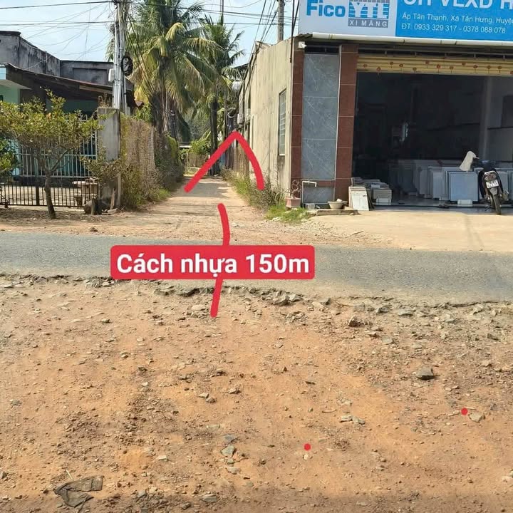 Đất nền ấp Tân Thạnh, xã Tân Phú 95m² giá chỉ 1xx triệu - Sổ hồng chính chủ!