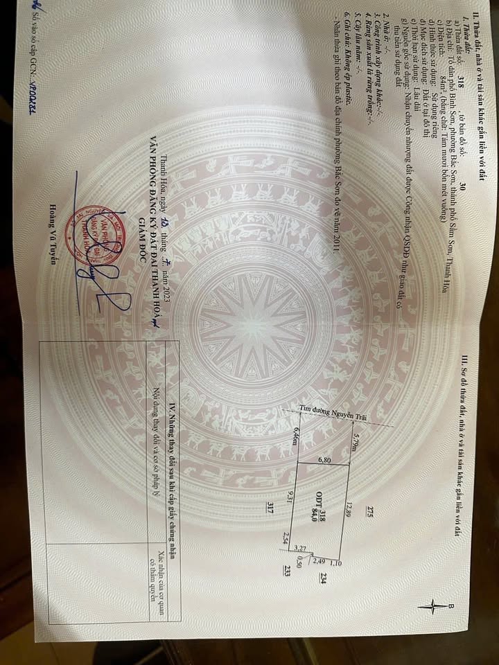 Đất Mặt Đường Nguyễn Trãi, Phường Bắc Sơn, 84m² giá 2 tỷ - Vị trí kinh doanh đẹp!