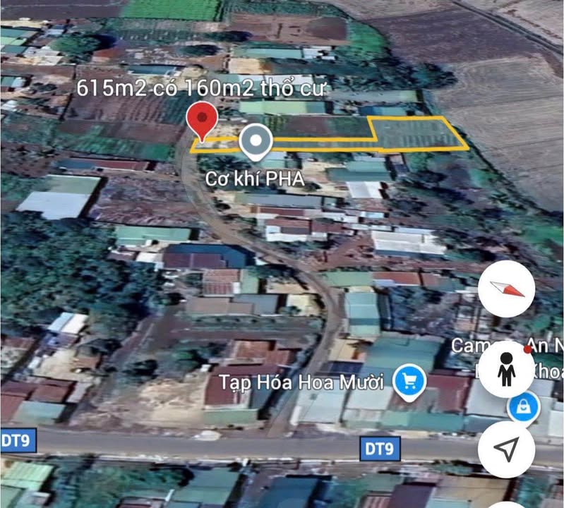 Đất nền 616m² tại xã Hòa Tiến, Krông Pắc - Cơ hội đầu tư hấp dẫn!