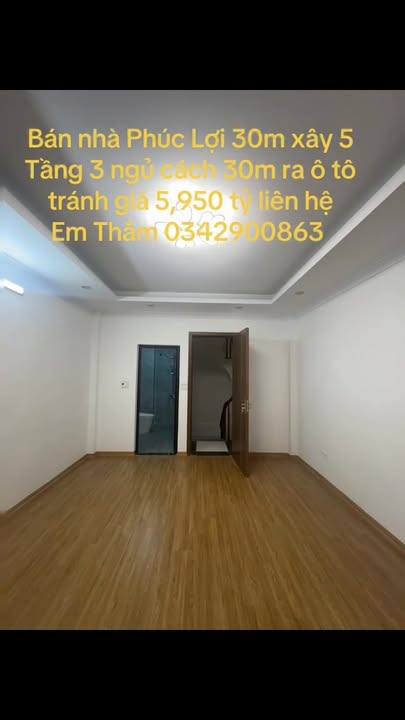 Nhà Phúc Lợi 30m² giá 5.95 tỷ - Sẵn sàng vào ở ngay!