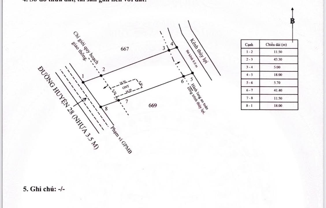Đất nền Huyện Lộ 28 Sóc Trăng 1152m² giá 4.32 tỷ - Tiềm năng sinh lời cao!