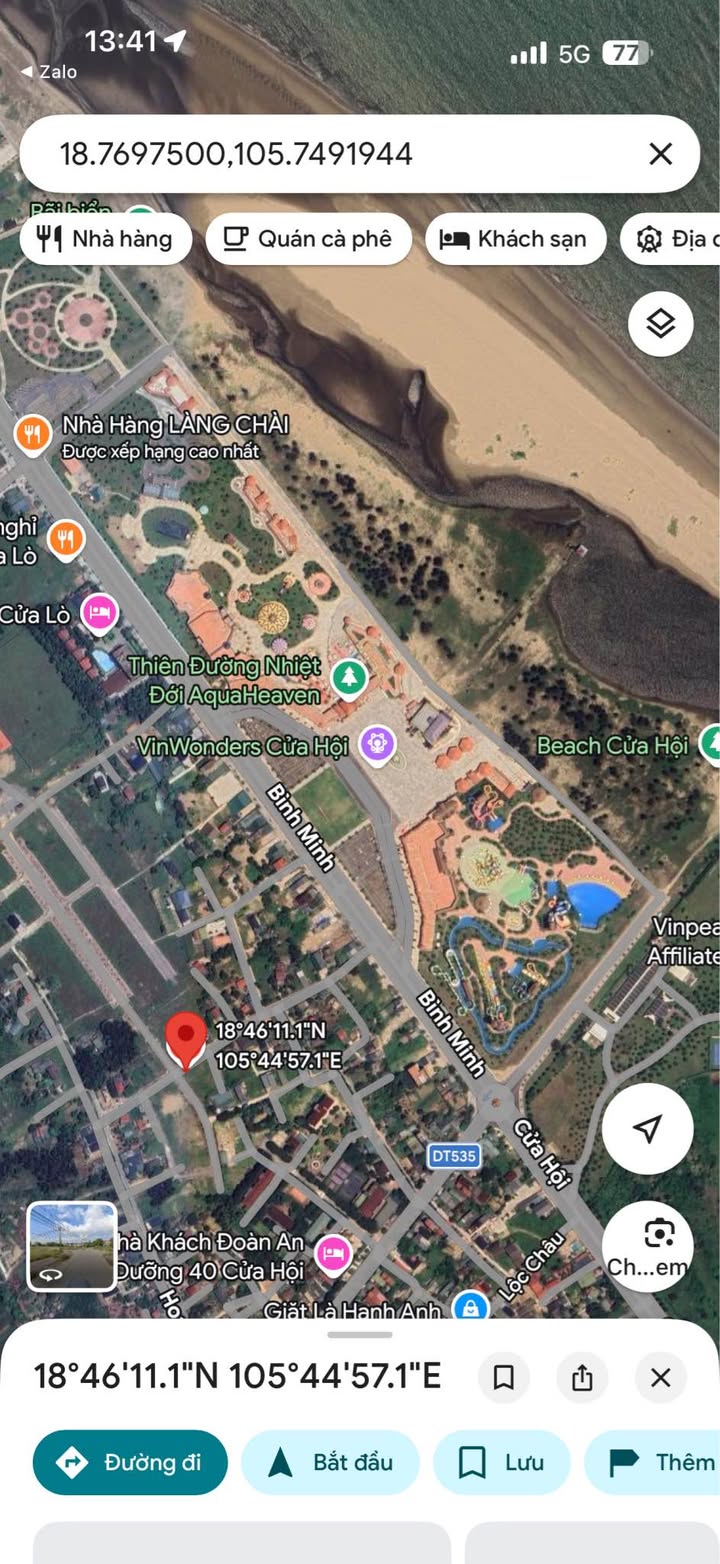 Đất nền tại Vinwonder Vinh 242m² giá 6.9 tỷ - Đầu tư tiềm năng