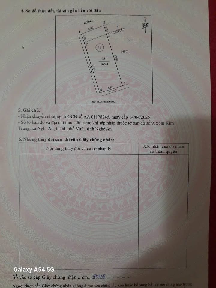 Đất đấu giá Phường Nghi Ân 165m² giá 4 tỷ - Vị trí đẹp, an ninh tốt!