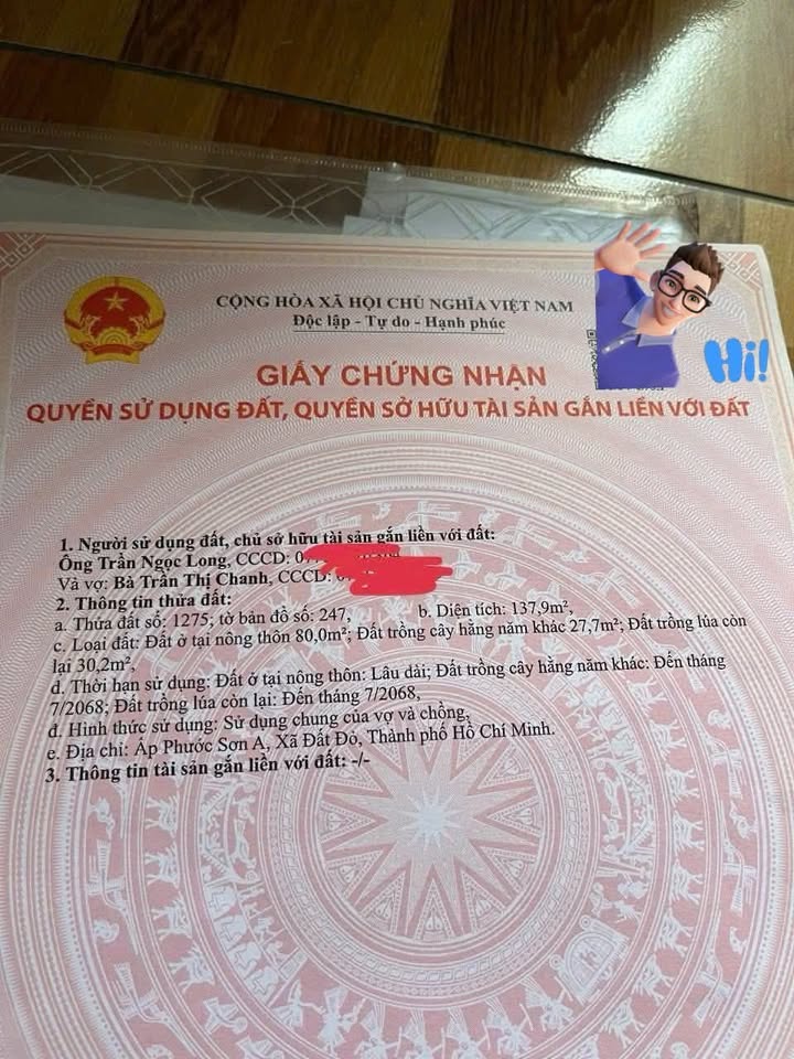 Đất nền Phước Long Thọ, 203m² giá 400 triệu - Đầu tư sinh lời ngay!