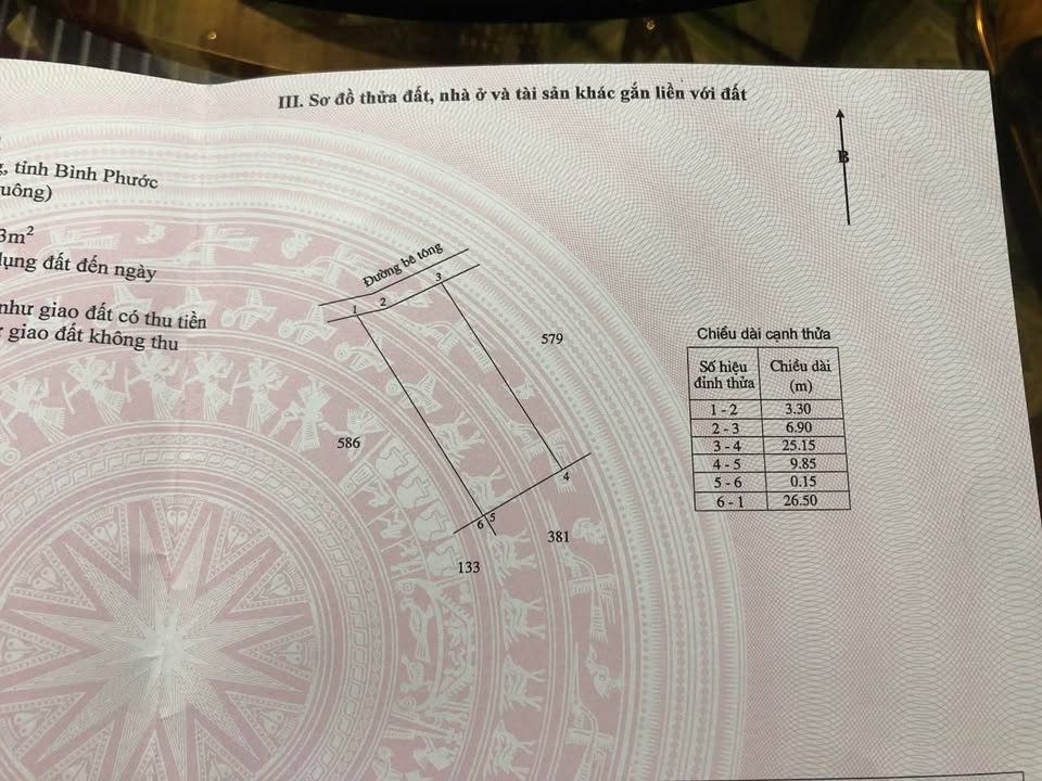 Đất nền đường Nguyễn Thái Học, Phường Tân Phú, 260m² giá 1.1 tỷ - Sổ đỏ chính chủ!