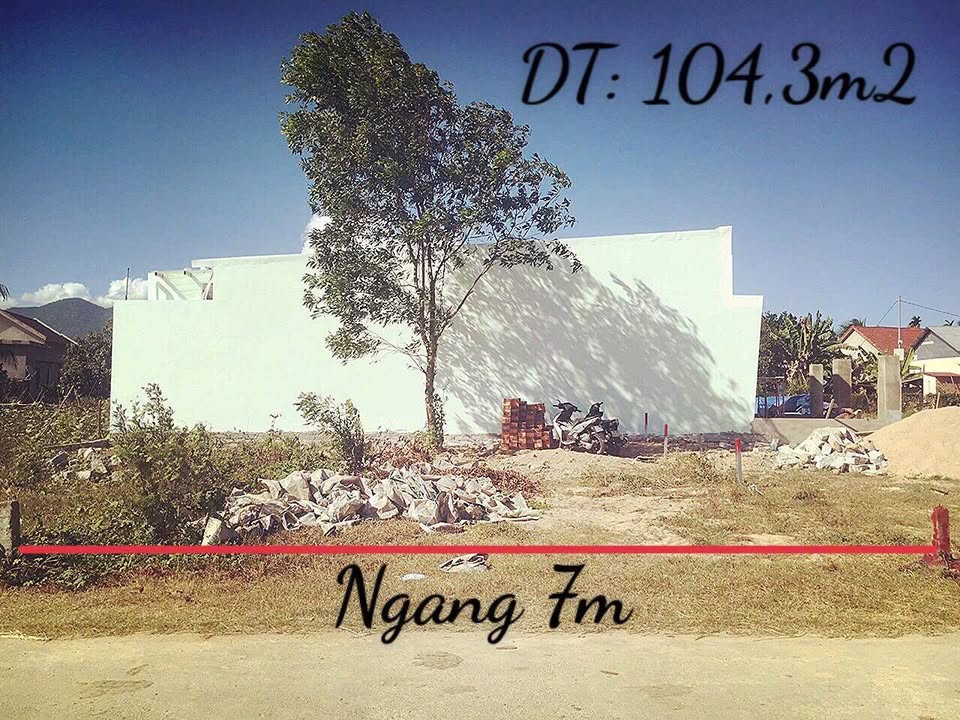 Đất nền Diên Thọ, Khánh Hòa 104m² giá 750 triệu - View cánh đồng thoáng đãng!