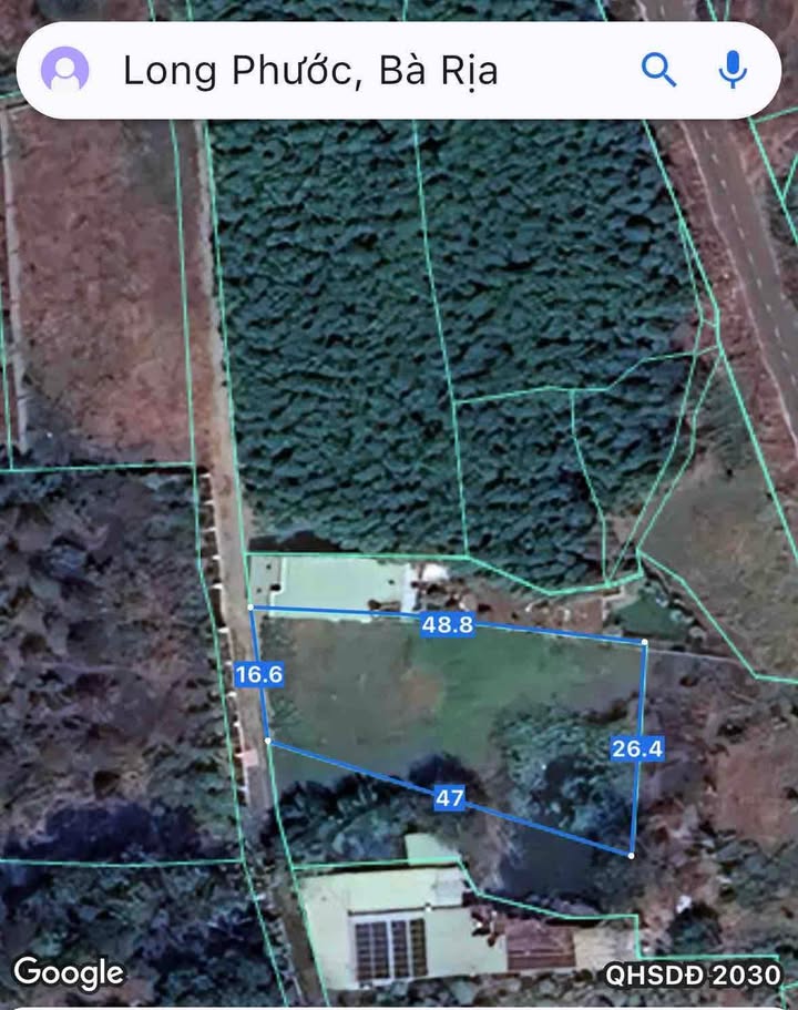 Đất nền 1 sào tại Long Phước, 1011m² giá 1.6 tỷ - Cơ hội đầu tư hấp dẫn!