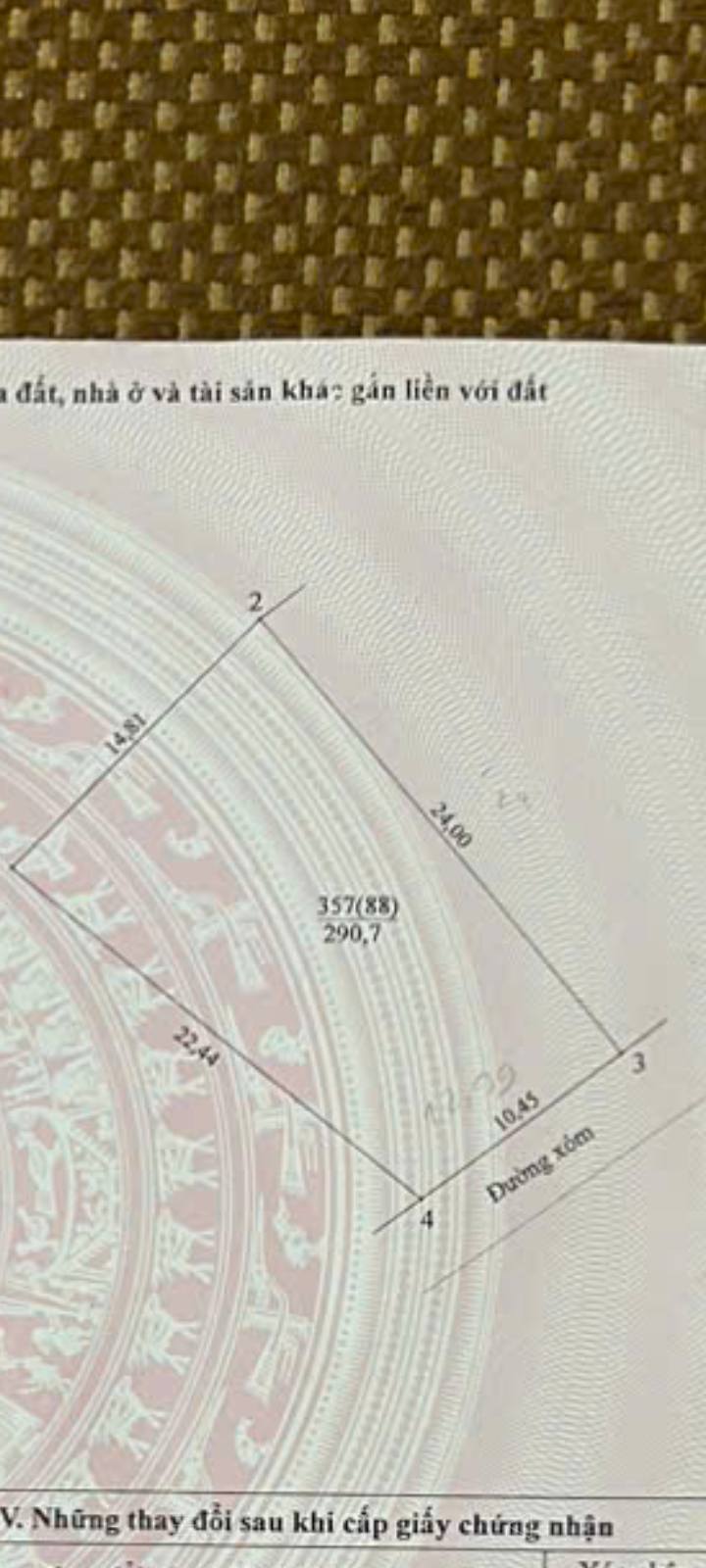 Đất thổ cư 290m² thôn 4, xã Phú Cát, Quốc Oai - Bán gấp giá thỏa thuận!