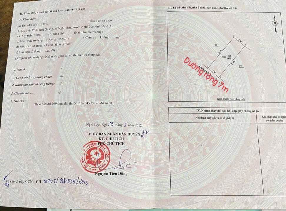 Đất nền Thái Quang, Vinh Lộc, 200m² giá thỏa thuận - Cơ hội đầu tư hấp dẫn!