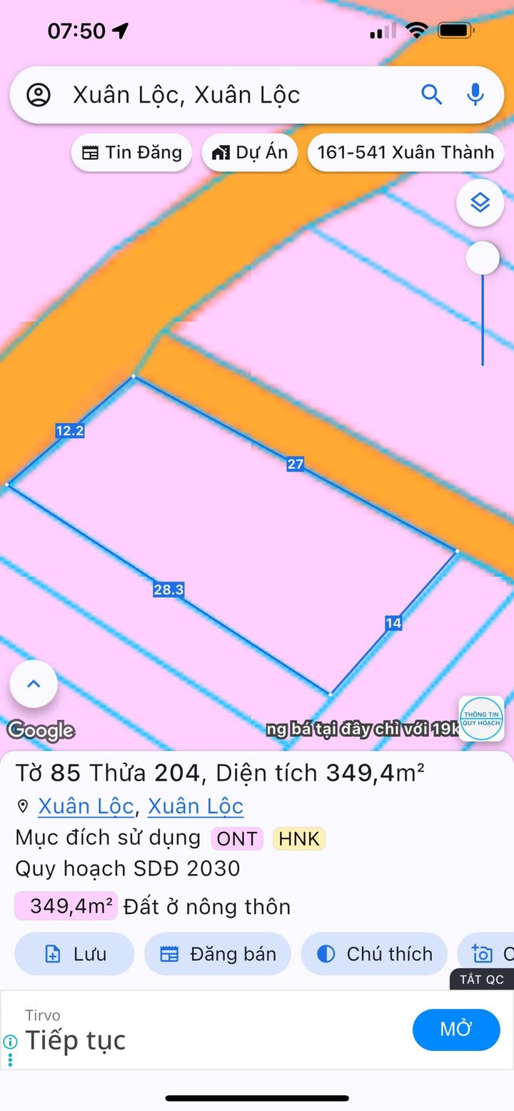 Đất nền Xuân Thọ, Huyện Xuân Lộc, 336m² - Thỏa thuận giá tốt!