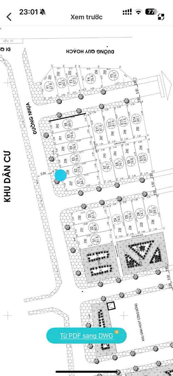 FrontHouse Đường Trục Kinh Doanh Thị Trấn Phùng 77m² - Vị trí đẹp, giá đầu tư hấp dẫn!