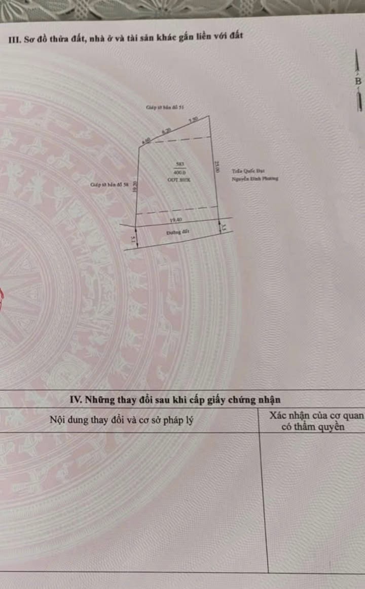 Đất thổ cư Phú Hòa Thủ Dầu Một 437m² giá 4.1 tỷ - Vị trí đắc địa gần trường học