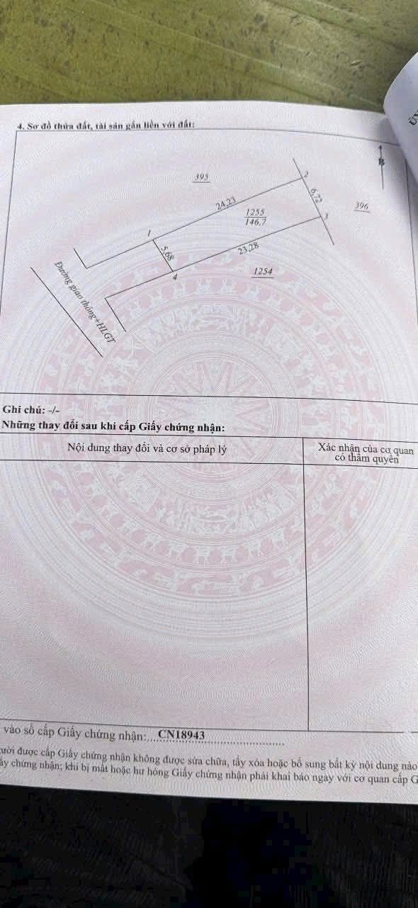 Đất thổ cư Phổ Yên, Thái Nguyên 146m² giá chỉ 1 tỷ - Cơ hội đầu tư tuyệt vời!