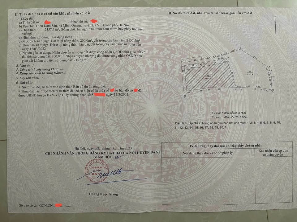 Đất Farm Minh Quang 2357m² giá 94.296 tỷ - Sẵn nhà vào ở ngay!