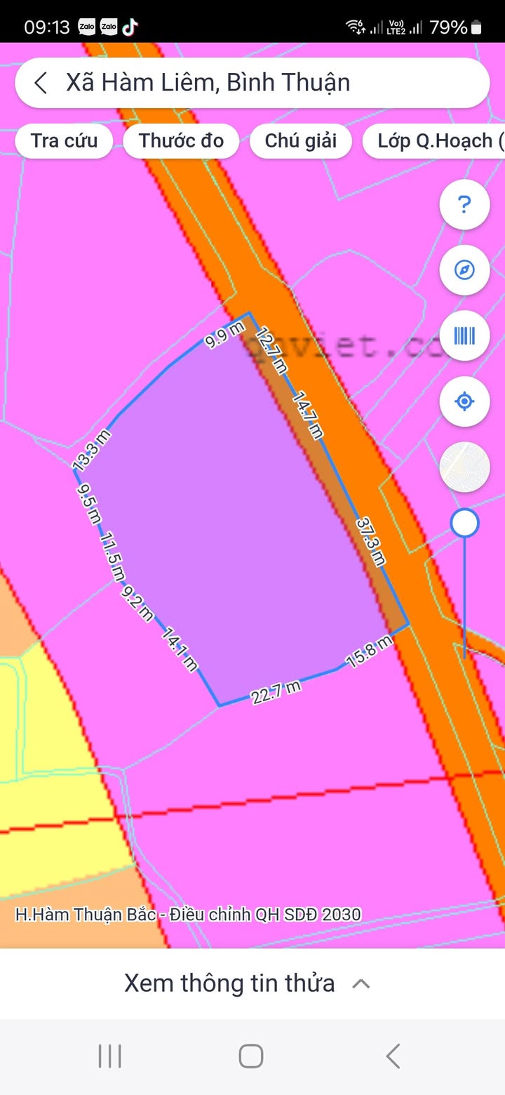 Đất nông nghiệp 2550m² tại Ngô Đức Tốn, Hàm Liêm - Giá chỉ 5 tỷ!