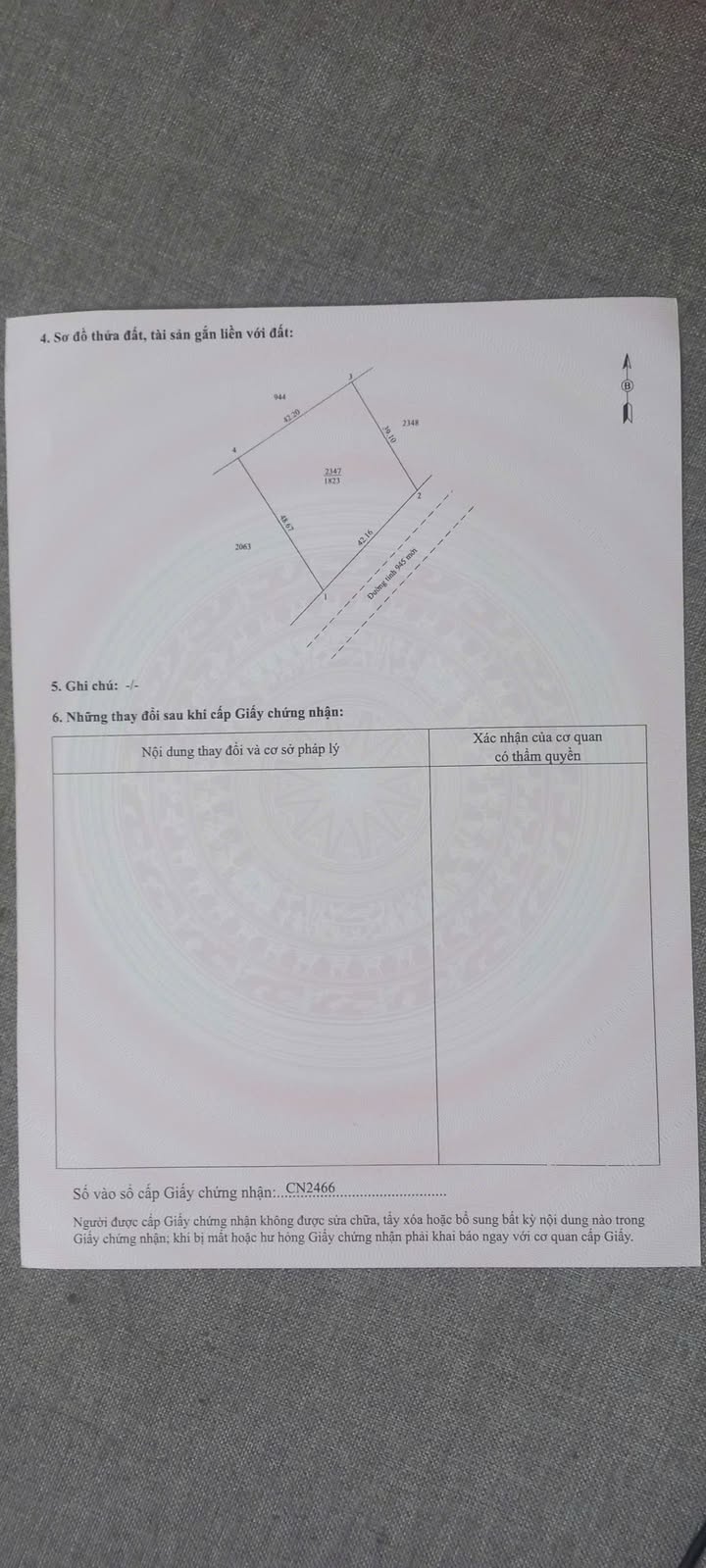 Đất nông nghiệp Huyện Châu Phú 1823m² giá 765 triệu - Cơ hội đầu tư tuyệt vời!