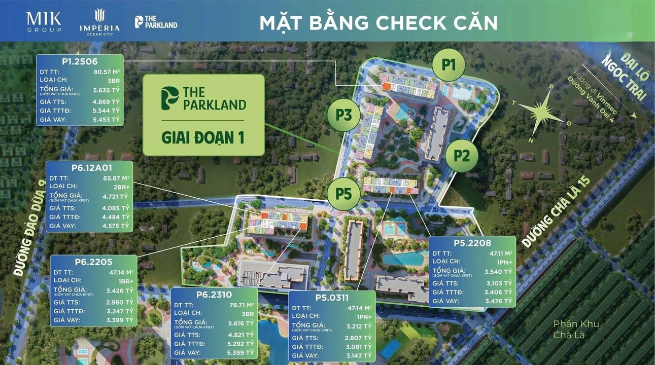 Căn hộ 1 ngủ Lumiere Ocean Park 2, Hưng Yên giá 2.3 tỷ - Không gian sống hiện đại, tiện nghi