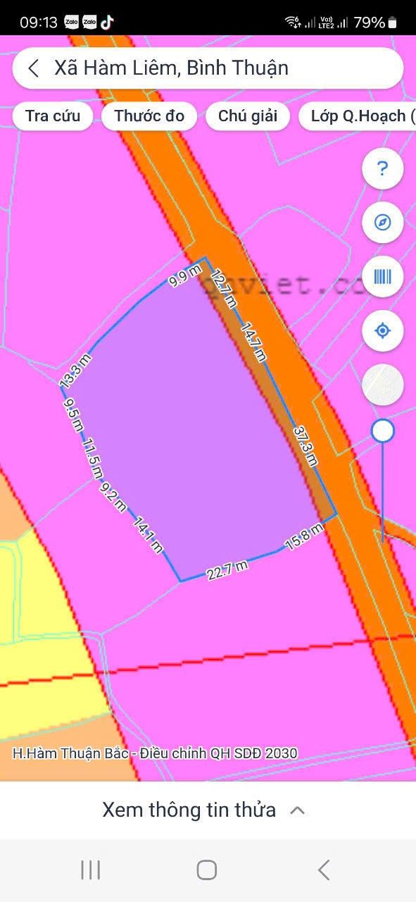 Đất nền mặt tiền Ngô Đức Tốn, Hàm Liêm 2550m² giá 5 tỷ - Đầu tư tuyệt vời!