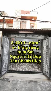 Nhà riêng Tân Chánh Hiệp 62m² giá 4 tỷ - Bán gấp trước Tết!