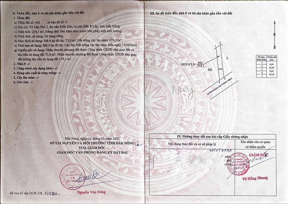 Đất thổ cư TDP3, Đường Phan Chu Trinh, 252m² giá 850 triệu - Cơ hội đầu tư tốt!