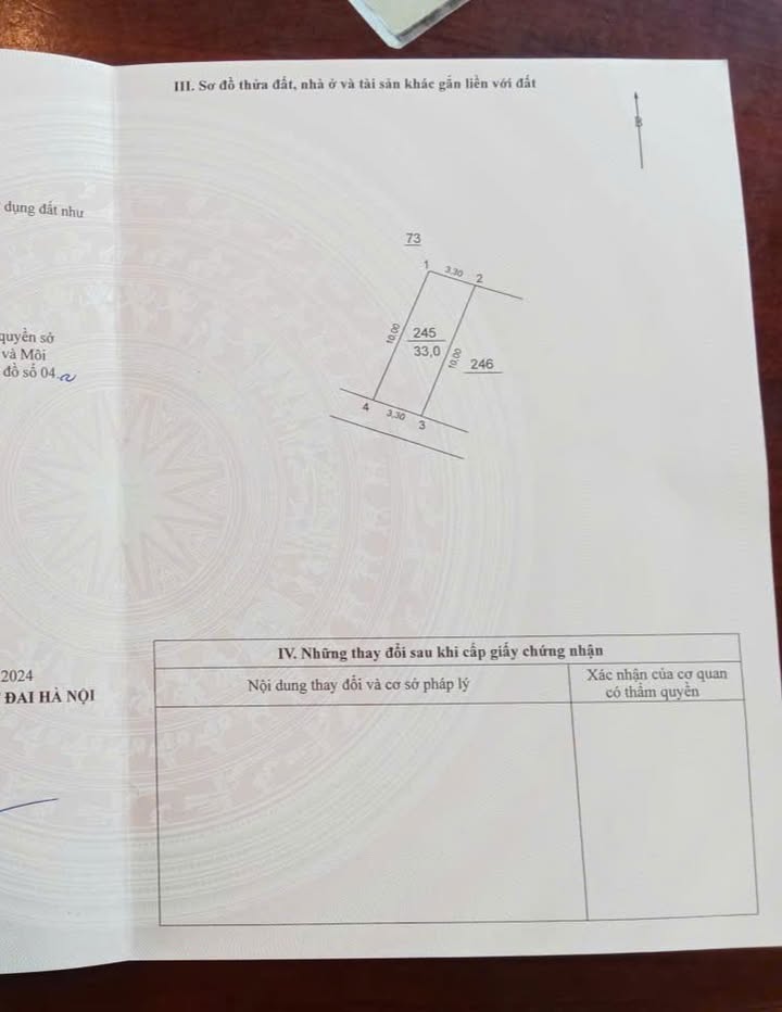 Đất nền Vĩnh Quỳnh, Huyện Thanh Trì 33m² giá 4.2 tỷ - Mặt ngõ ô tô đỗ cửa!