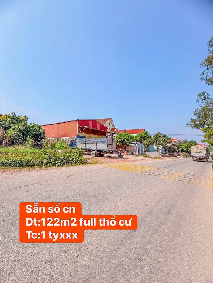 Đất nền Quốc lộ 37, Xã Thanh Lâm, 122m² giá 1 tỷ - Sổ đỏ chính chủ!