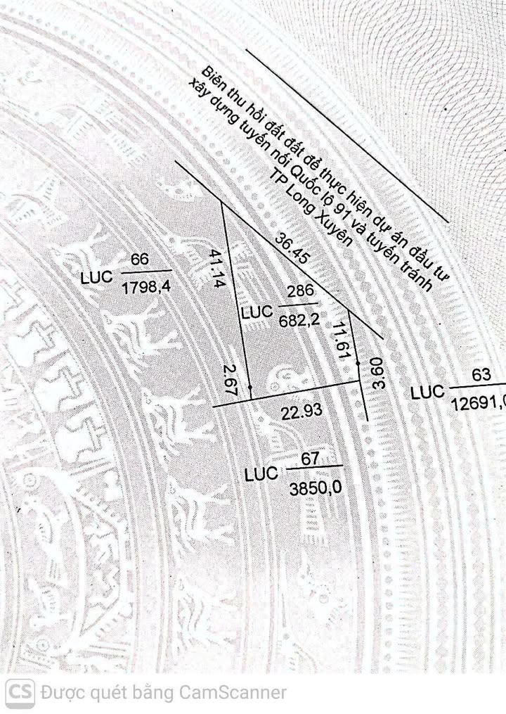 Mặt tiền FrontHouse tại Tuyến Tránh Long Xuyên 682m² giá 1.2 tỷ - Cơ hội đầu tư tuyệt vời!