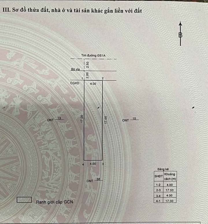 Đất nền 68m² tại Quy Nhơn - Ngã tư Huỳnh Tấn Phát và Lê Thanh Nghị - Giá 3 tỷ