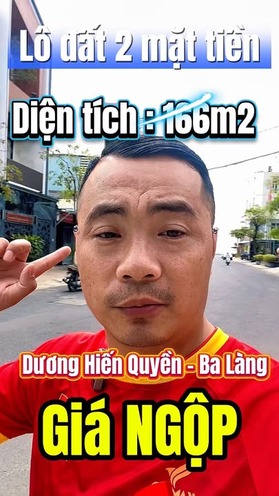 Đất 2 mặt tiền Đường Dương Hiến Quyền 166m² giá thỏa thuận - Cơ hội đầu tư hấp dẫn!