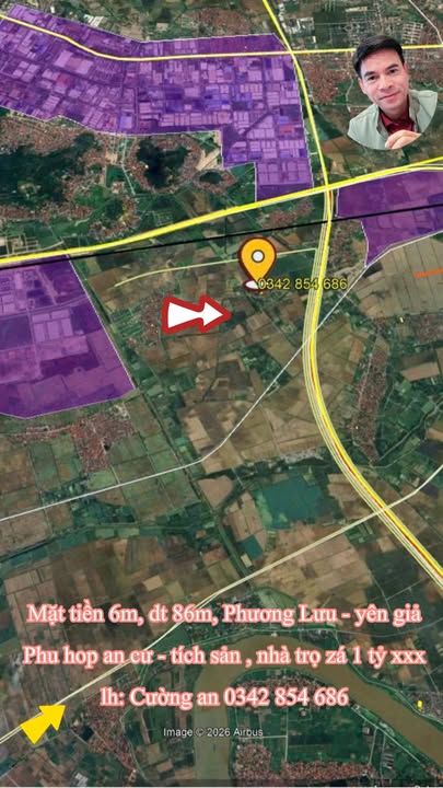 Lô đất mặt tiền 6m tại Phường Lưu, Bắc Ninh 86m² giá 1 tỷ - Cơ hội đầu tư hiếm có!