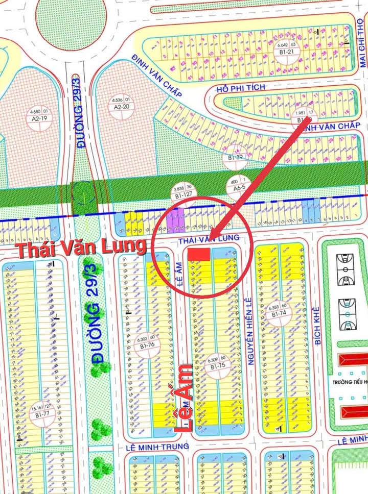 Đất nền lô góc 2 mặt tiền Thái Văn Lung và Lê Ấm 172m² giá 16 tỷ - Phong thủy tốt, sang tên nhanh!