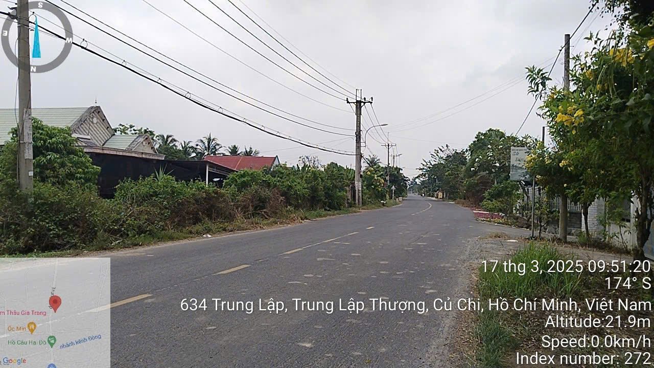 Đất thổ cư mặt tiền đường Trung Lập, Củ Chi 7677m² giá 23 tỷ - Cơ hội đầu tư tuyệt vời!