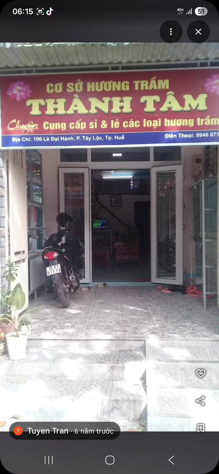 Nhà mặt tiền Lê Đại Hành, Phường Phú Xuân, 65m² giá 3 tỷ - Chính chủ bán gấp!