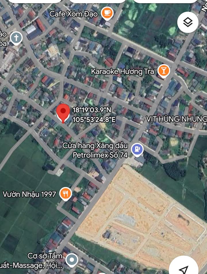 Đất thổ cư 121m² tại Đường Nguyễn Xí, Huyện Nghi Xuân - Giá hấp dẫn, cơ hội đầu tư không thể bỏ lỡ!