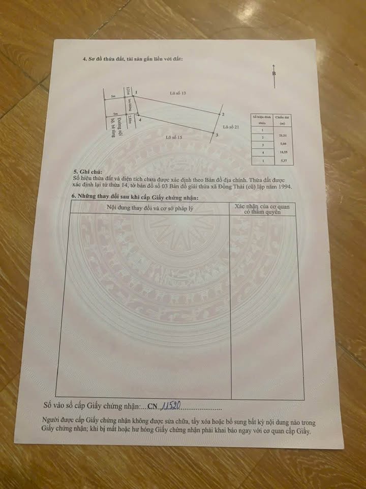 Lô đất Bạch Mai, Đồng Thái, 97m² giá 3.5 tỷ - Đường ô tô vào tận nơi!