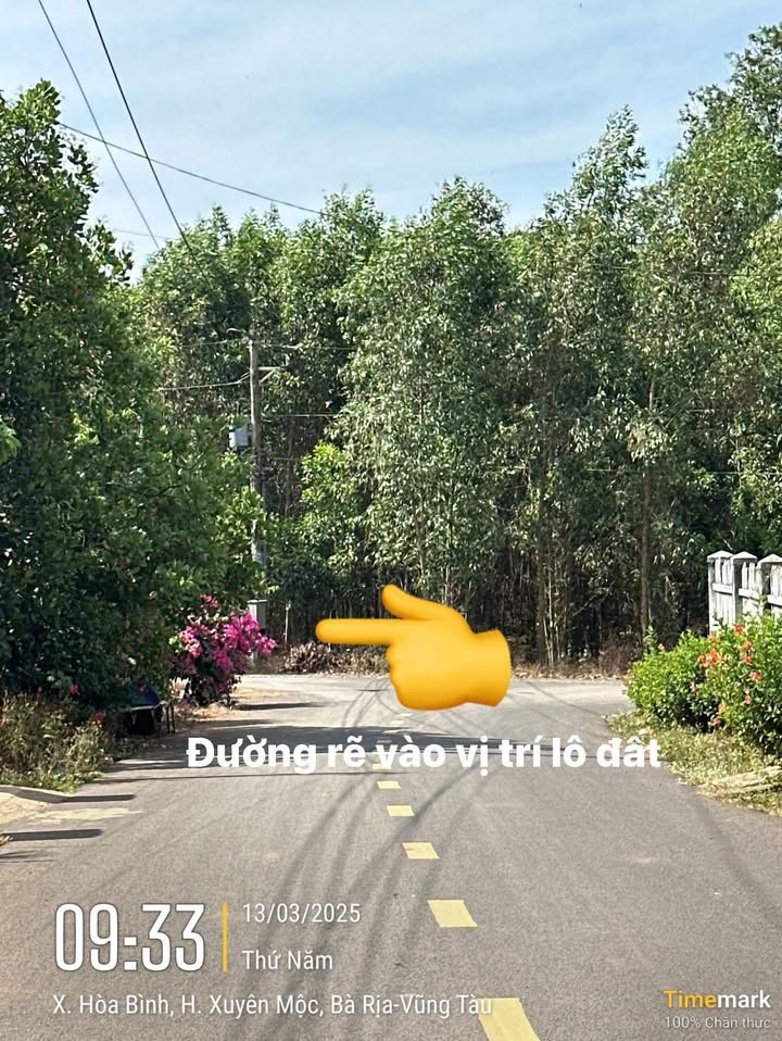 Đất nền xã Hòa Hội, Xuyên Mộc, 1050m² chỉ 700 triệu - Cơ hội đầu tư sinh lời!